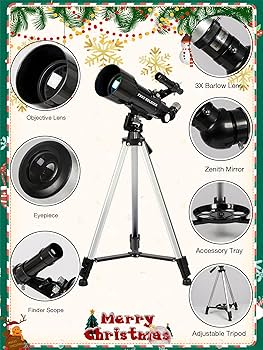 Amazon.com : Telescope for Adults Astronomy, 70mm Aperture
