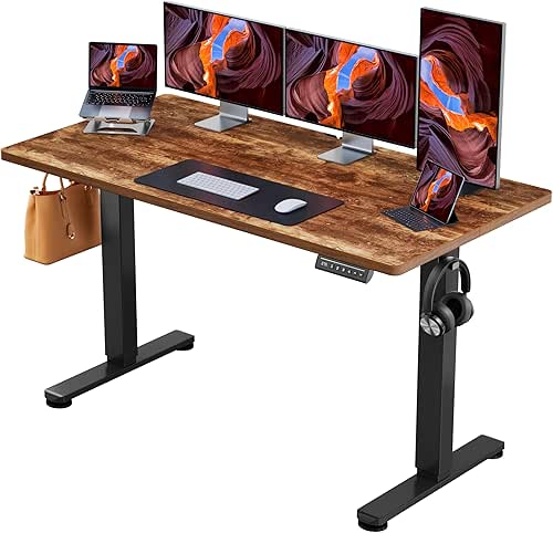 ErGear Height Adjustable Electric Standing Desk, 55 x 28 Inches
