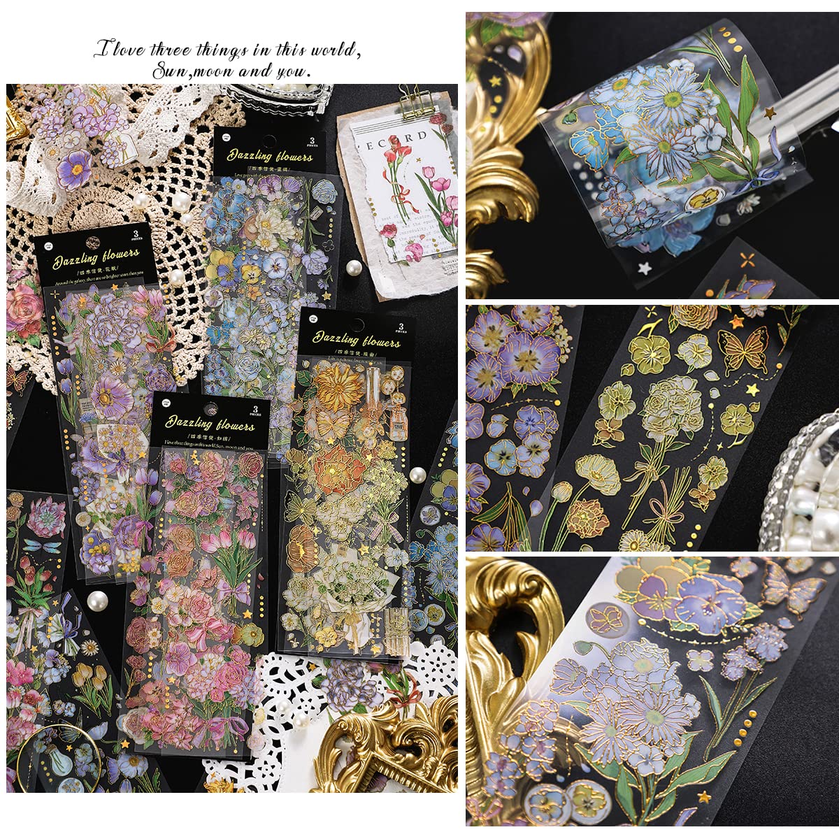 Amazon.co.jp: コラージュ 素材 シール 詰め合わせ ステッカー