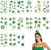 15 Sheet St.Patrick's Day Shamrock Tattoos, St. Patrick's Day Temporary Tattoo Stickers, Shamrock Temporary Tattoo Stickers for Kids Adults, Saint Patricks Days Accessories, for Saint Patricks Days