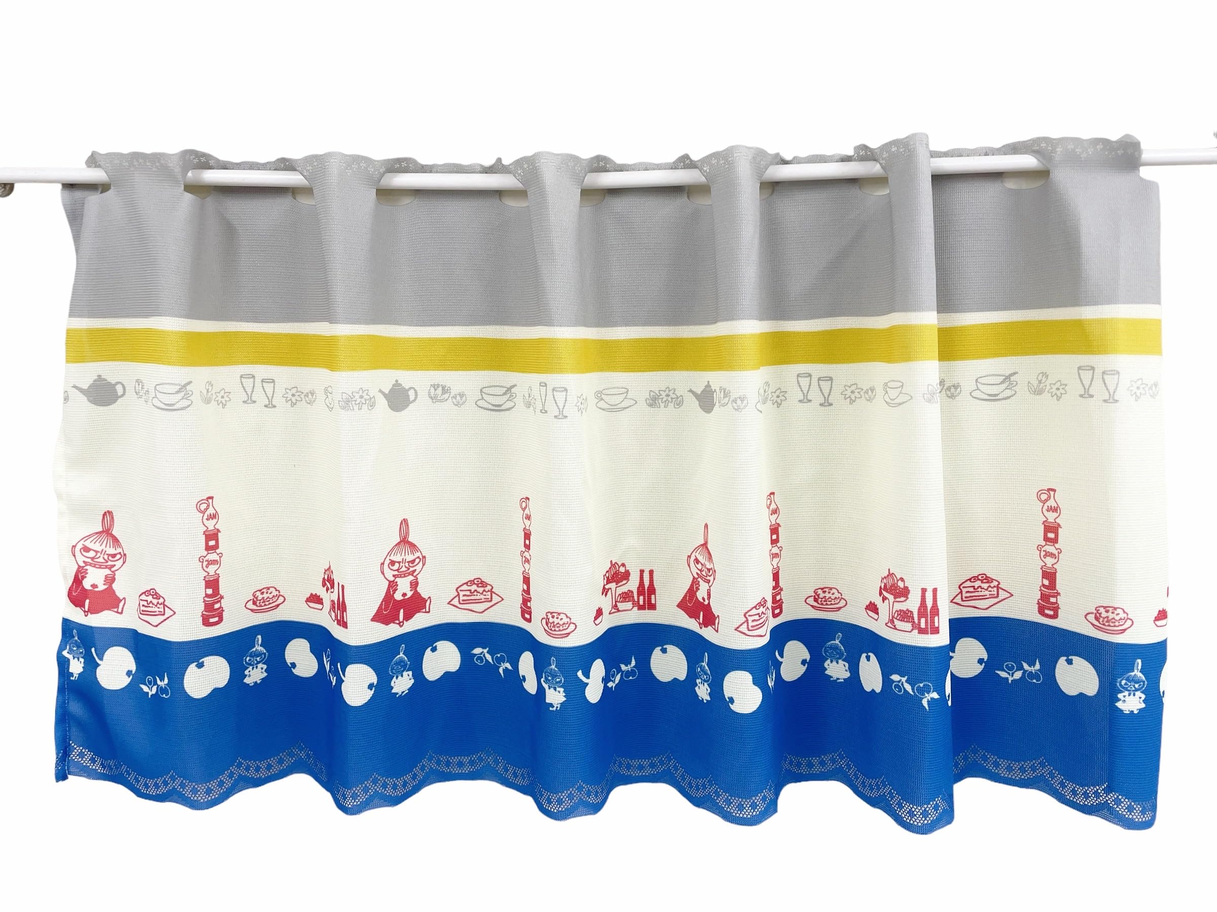 *マニー*カフェカーテン Amazon｜JUKE19 ムーミン カフェカーテン [120cmx45cm] のれん