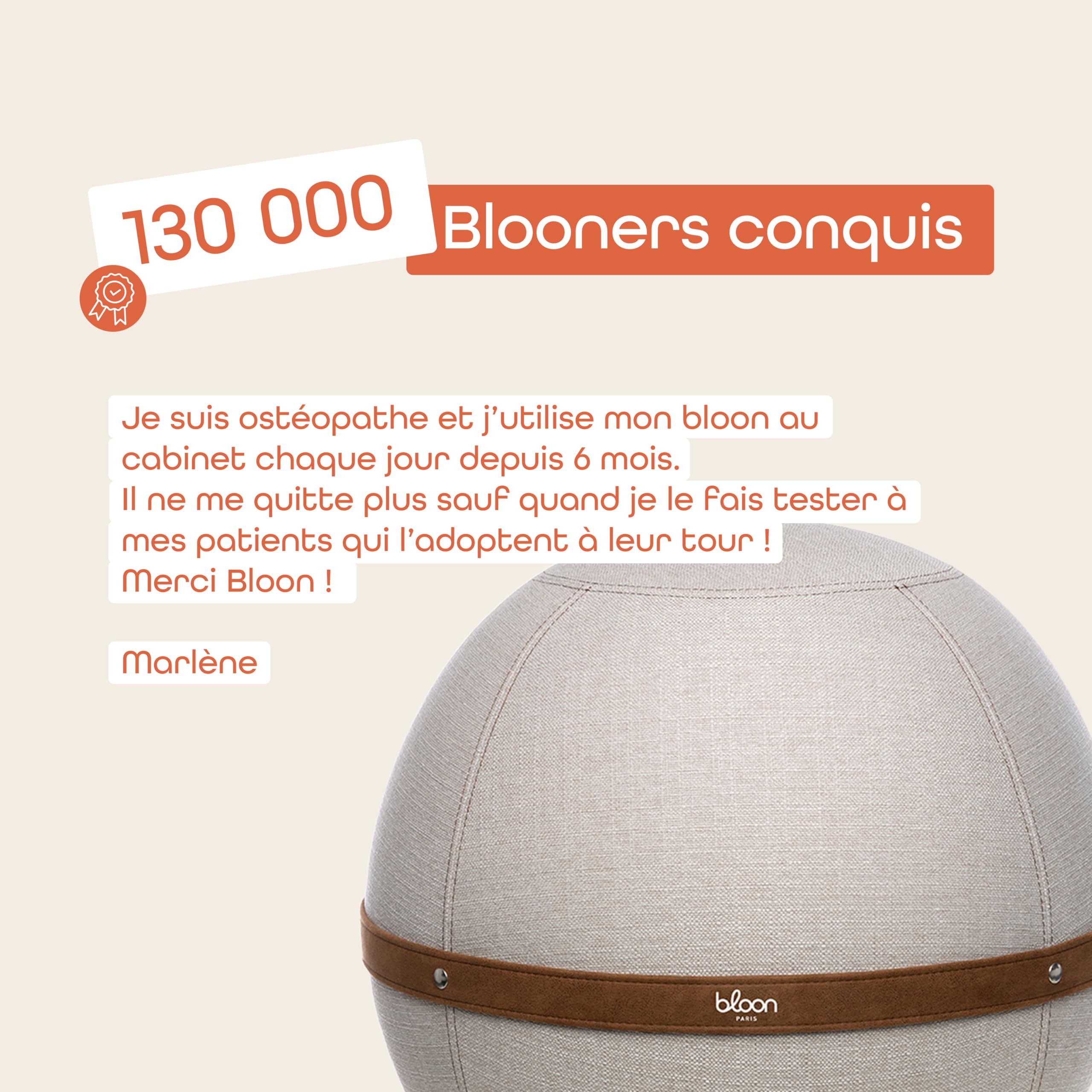 Bloon Siège Ballon Bureau Ergonomique | Anti Mal de Dos, Anti-dérapant, Anti-tâches & Ultra-résistant | Fait à la Main au Portugal | Couleur Lagon | 55 cm