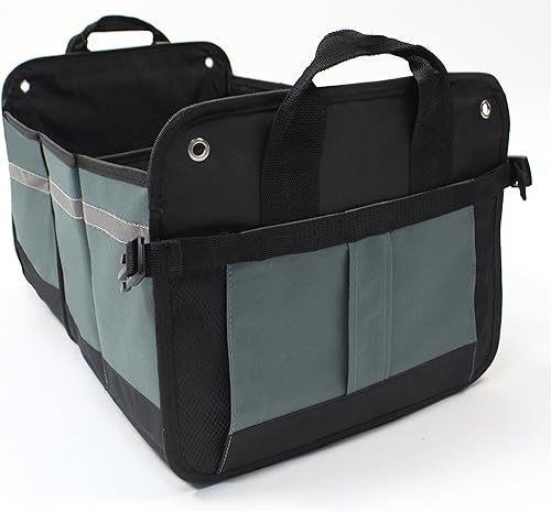 Organizador de carga pesada para SUV, furgonetas, coches y camiones con 12 bolsillos y 2 correas elásticas para comodidad, Elegante, durable y.,