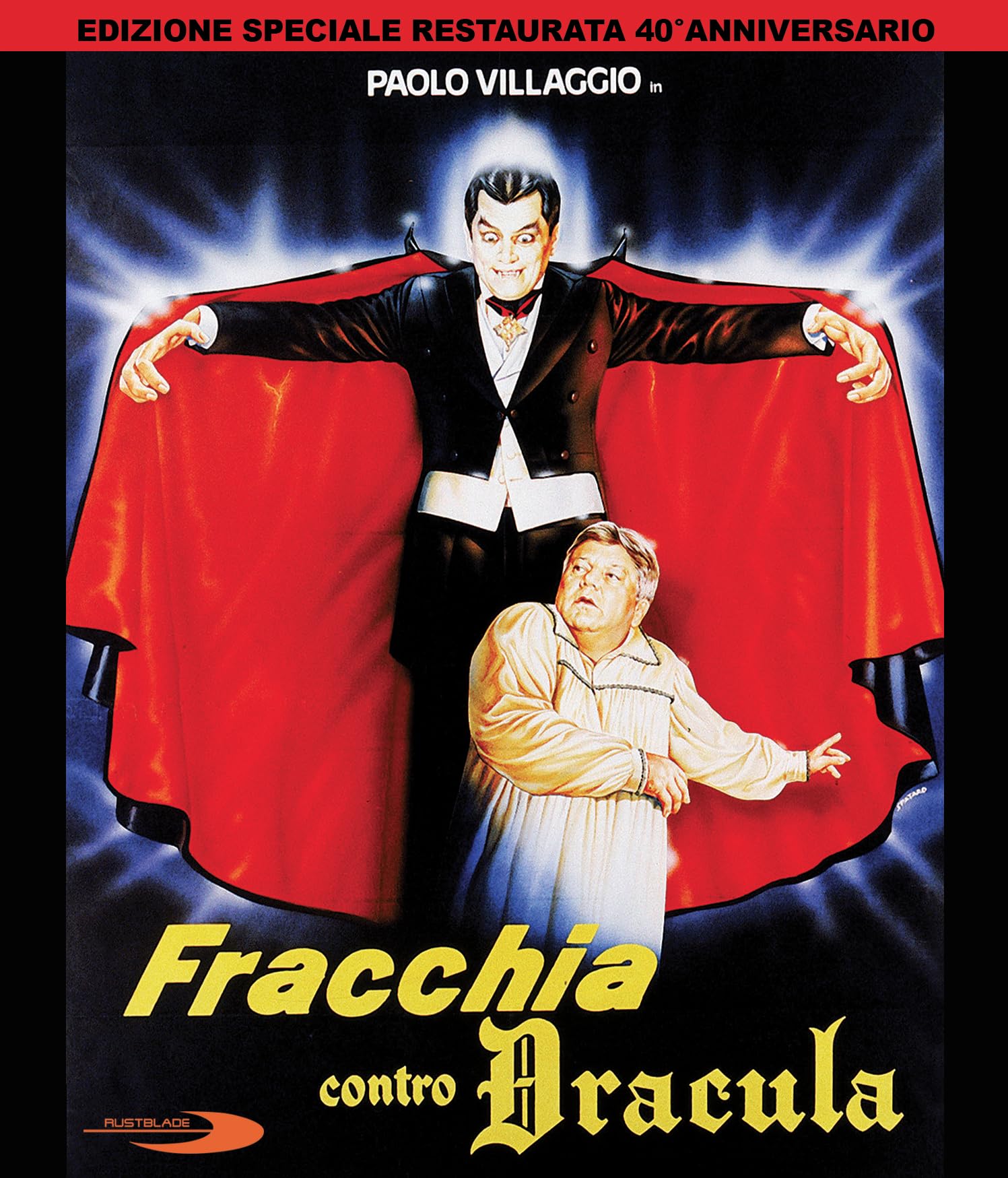 Blu-Ray Fracchia Contro Dracula Edición 40 Aniversario en formato disco de cine de terror