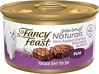 Vista 1 de Purina Fancy Feast Paté - Comida húmeda enlatada para gatos adultos, Paté Natural Gourmet