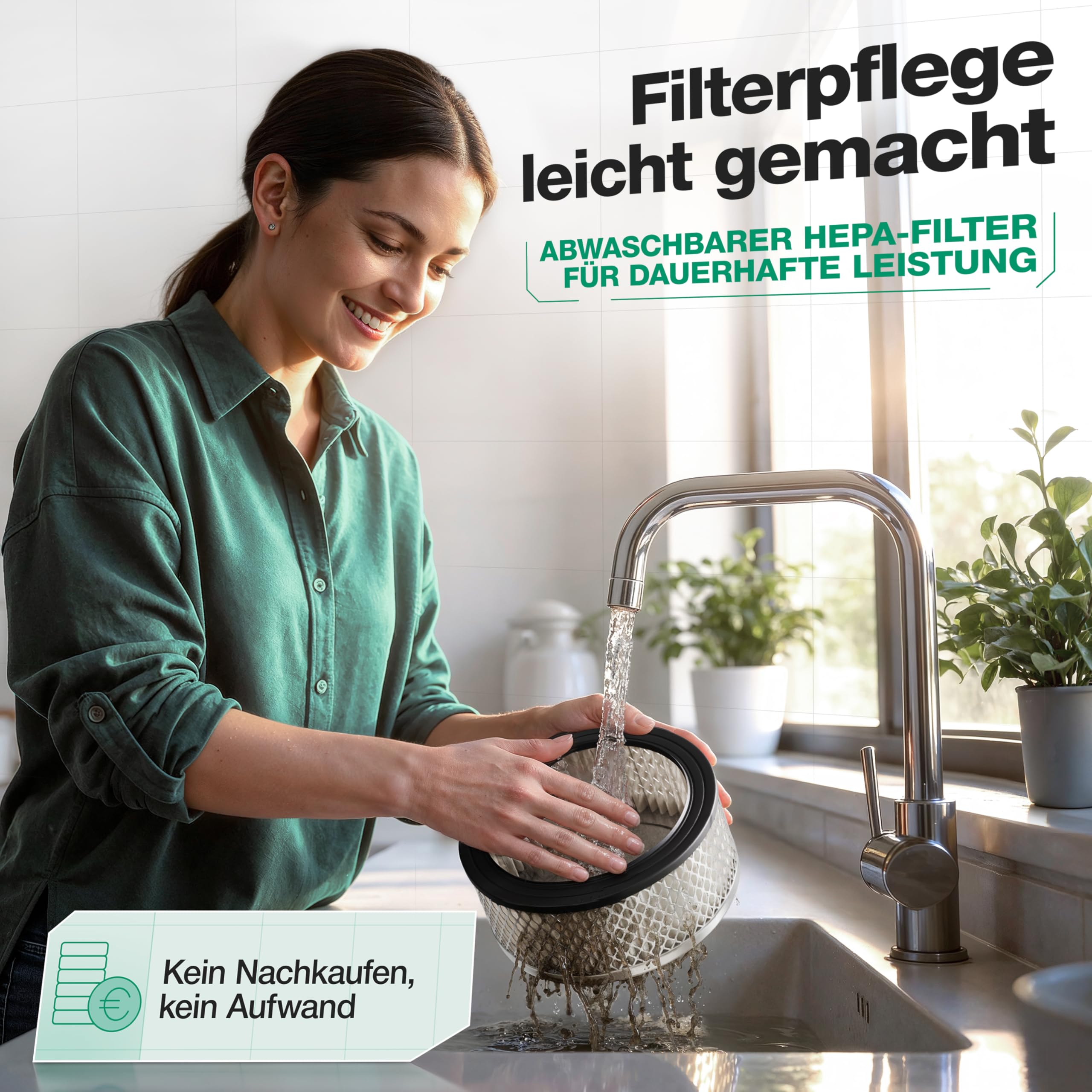 Smabix® Aschesauger, 18L Tankvolumen, 1200 W Leistung, inkl. HEPA-Filter und Staubfilter, Aschesauger für Kamin, Pelletofen, Feuerschalen u.v.m.