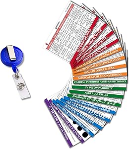 Nursing Pocket Reference Card Set