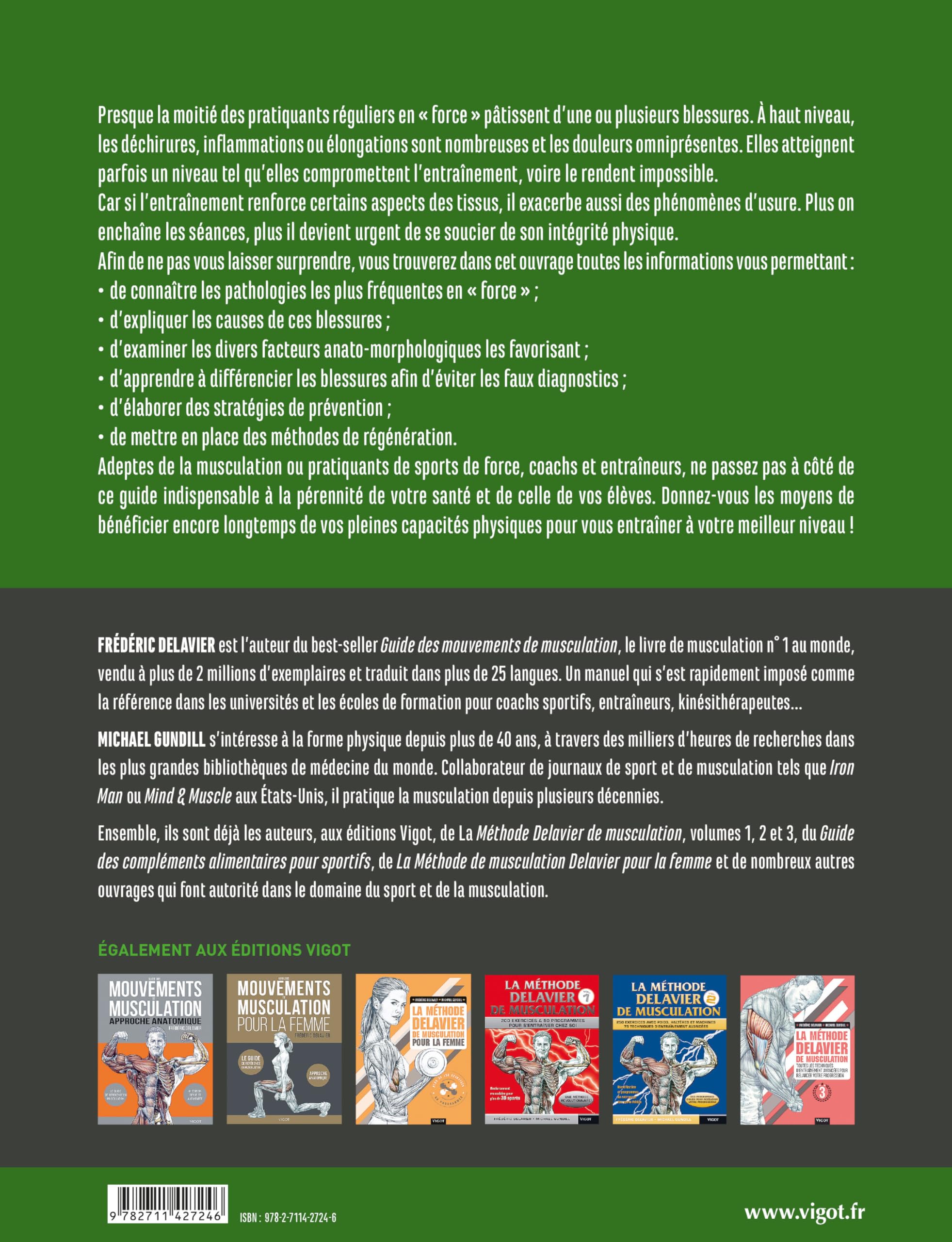 Blessures en musculation et sports de force