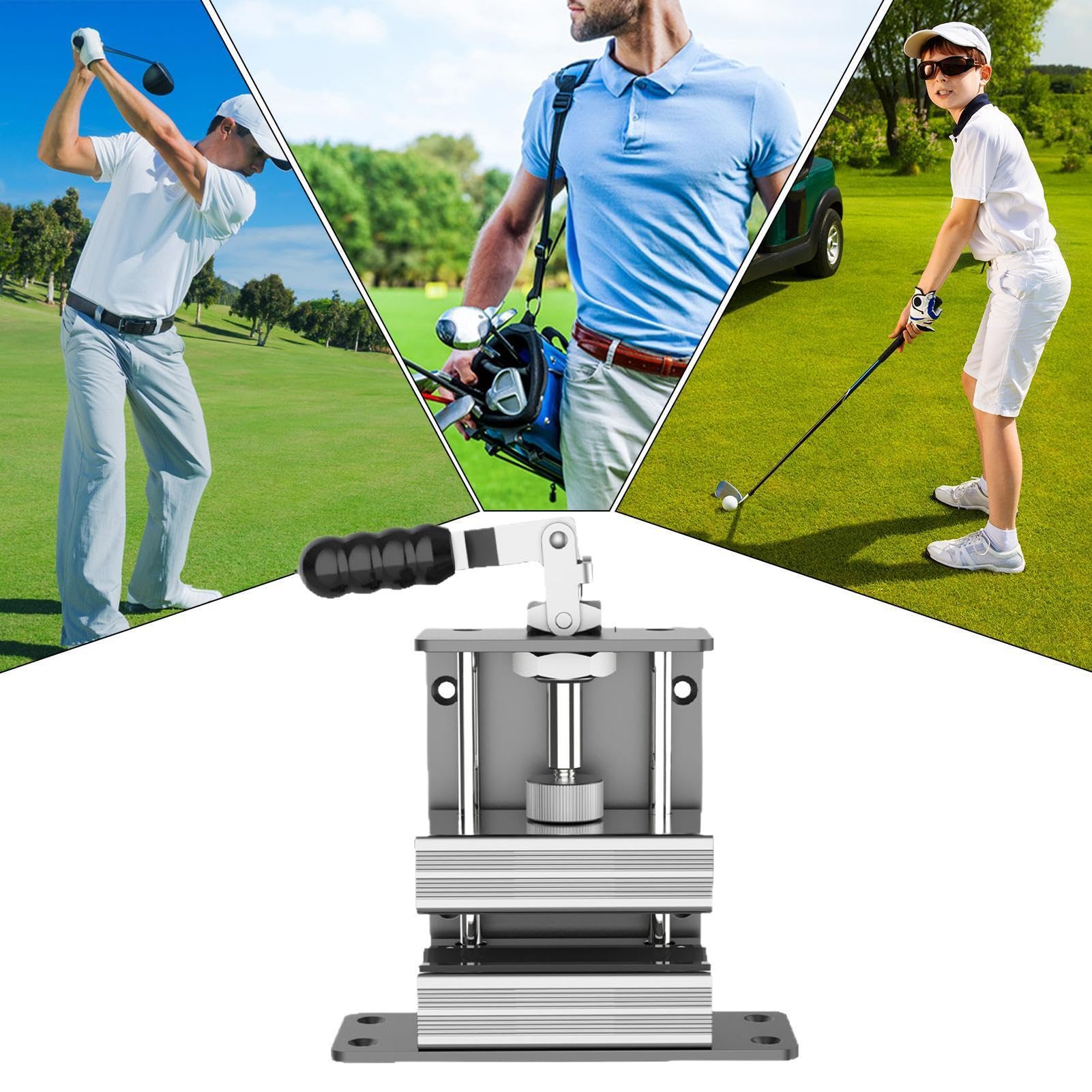 Morsetto per Mazze da Golf Base a con Presa Sicura | Pinza di Rimozione Impugnatura da Golf Per Appassionati Professionisti Golfisti Preparazione Pre-Torneo Casa Garage Officina
