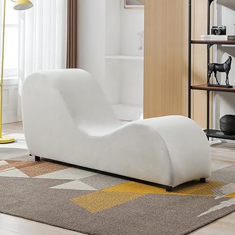 Modern Curved Yoga Chaise Chair