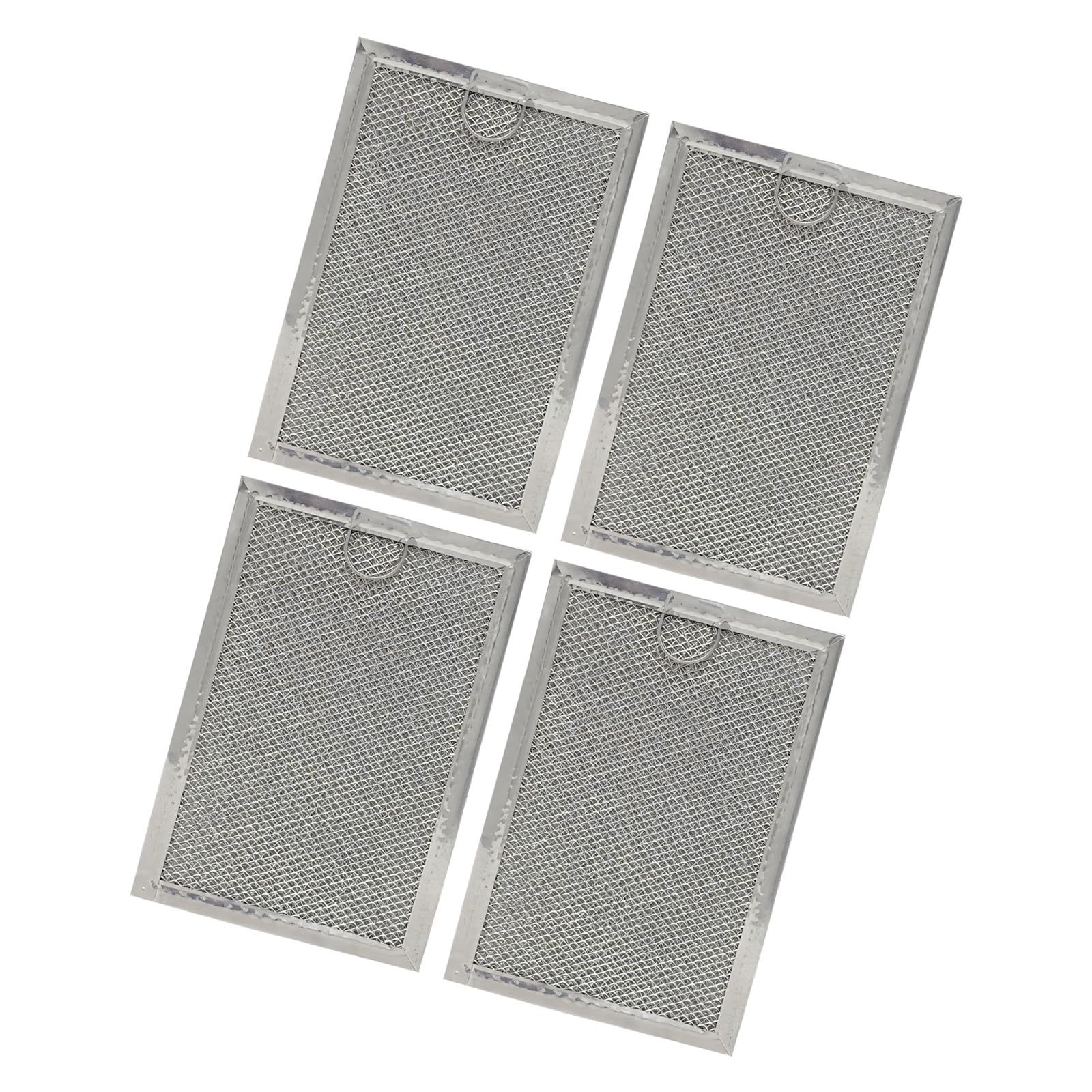 NRVTRE 4Pcs Efficient Microwave Ventilation Grease Screen Replacement Featuring 6 Layer Aluminum Construction Heavy Duty Grease Filter