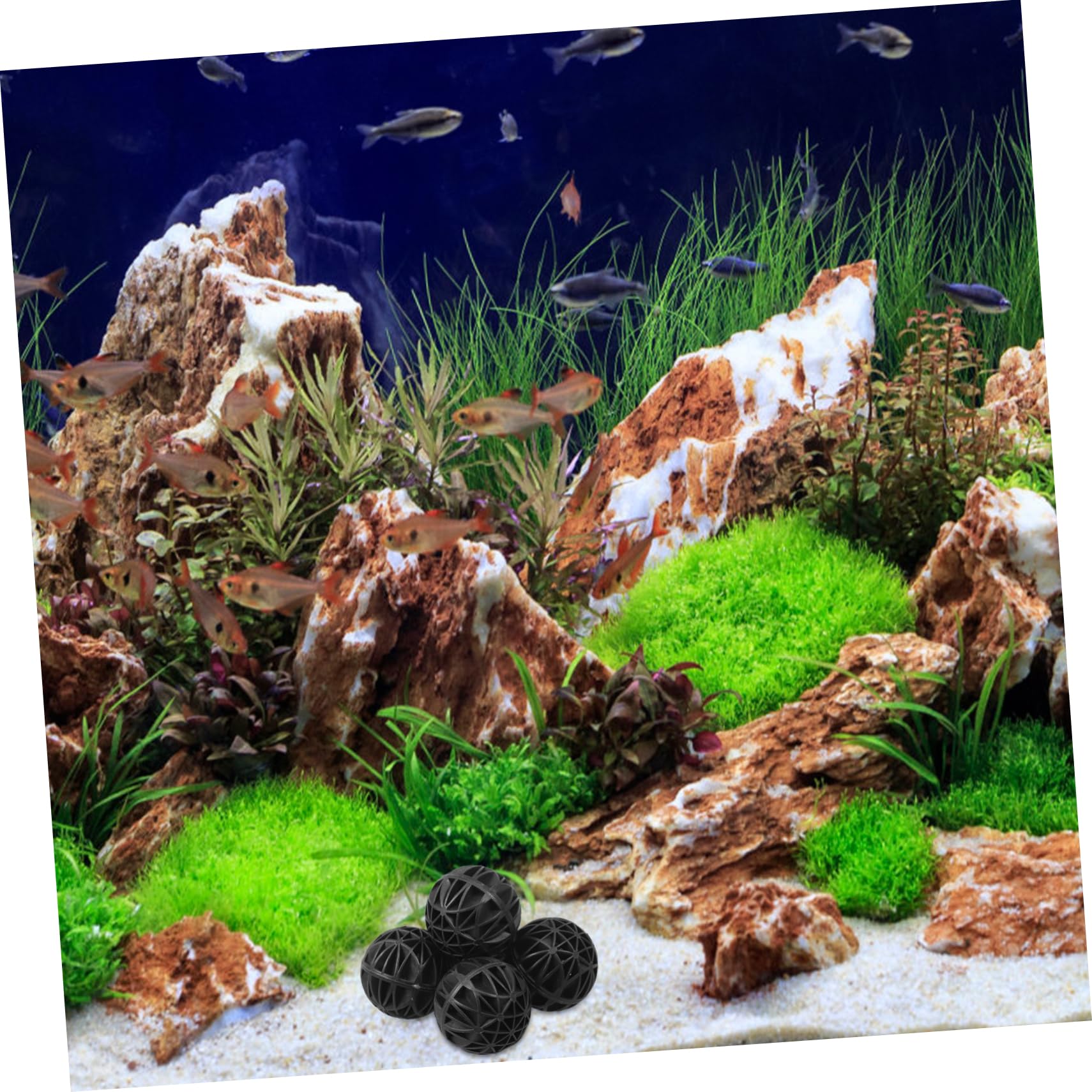 FRCOLOR Accesorios Acuario Bolas Biológicas 100unidades Bolas Bioquímicas Filtro Acuario