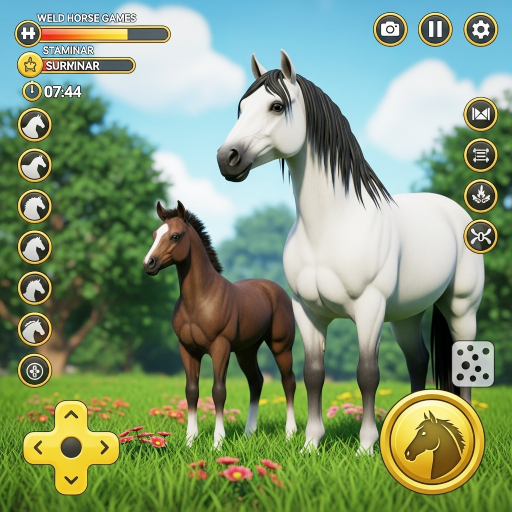 Pferde-Lebenssimulator – Überlebensabenteuer mit Wildtieren