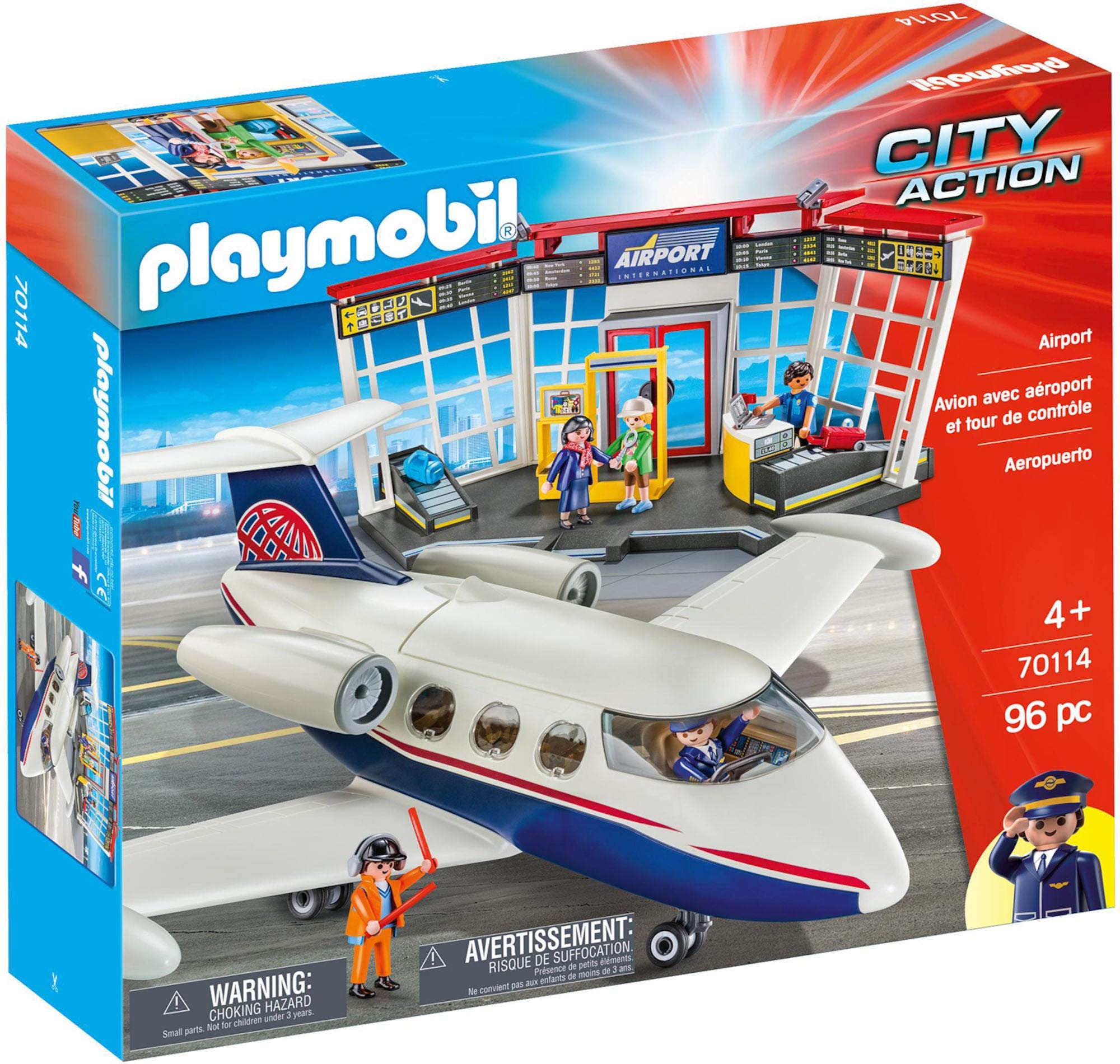 PLAYMOBIL 70114 Airport: Amazon.sg 