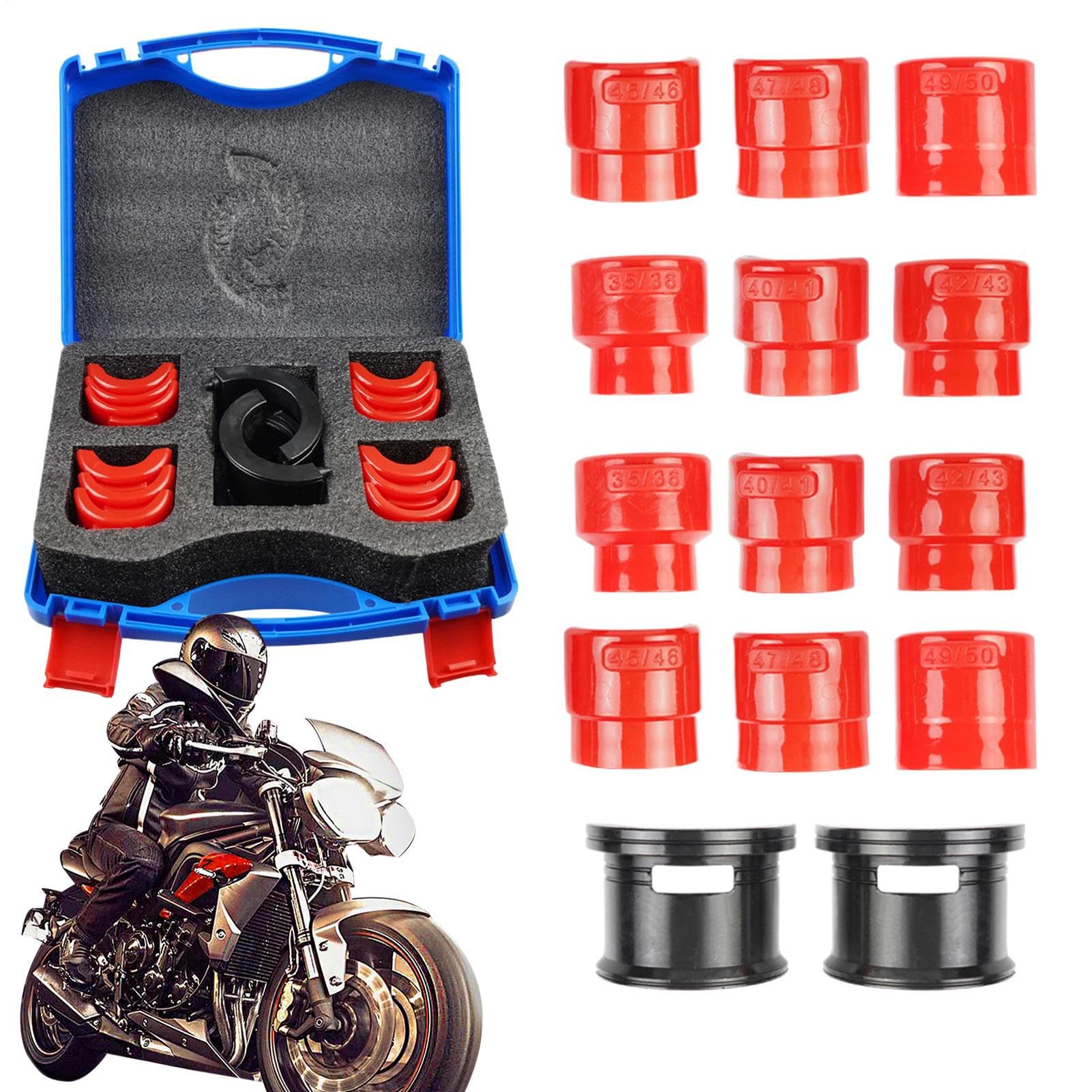 Per – Kit Per Automatiche 14X, Installatore Per Cuscinetti Per | Motociclette, Set Di Per Di Precisione, Kit Di Strumenti Incluso Adatt