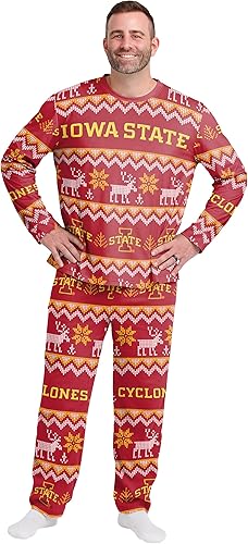 Miniatura 9 de FOCO NCAA College Team Ugly Pattern Matching Set Family Holiday Pajamas