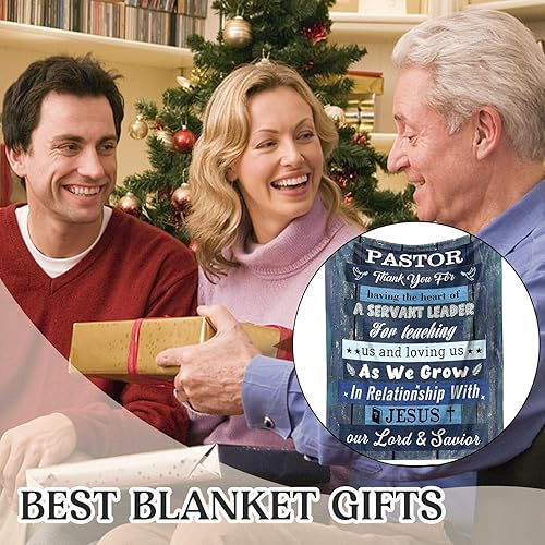 Miniatura 2 de Regalos de agradecimiento para pastores, regalos de manta para pastor, regalos para pastores para hombres, regalos de cumpleaños para pastores