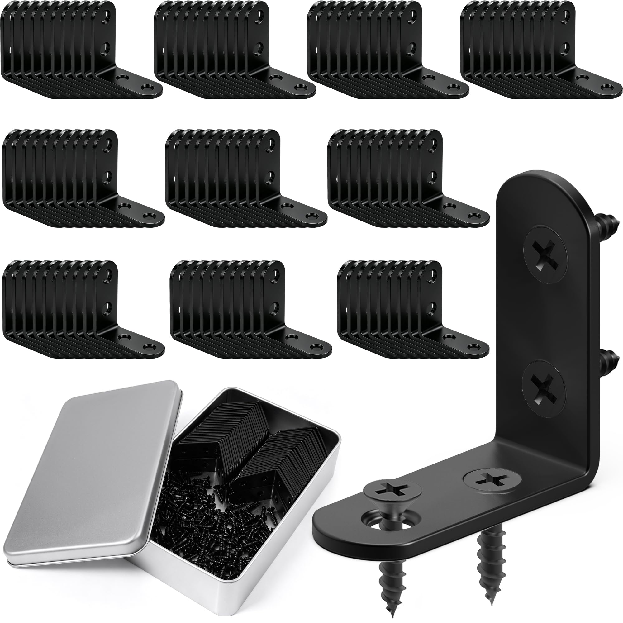 Stainless Steel L Brackets - 18 Pack -11