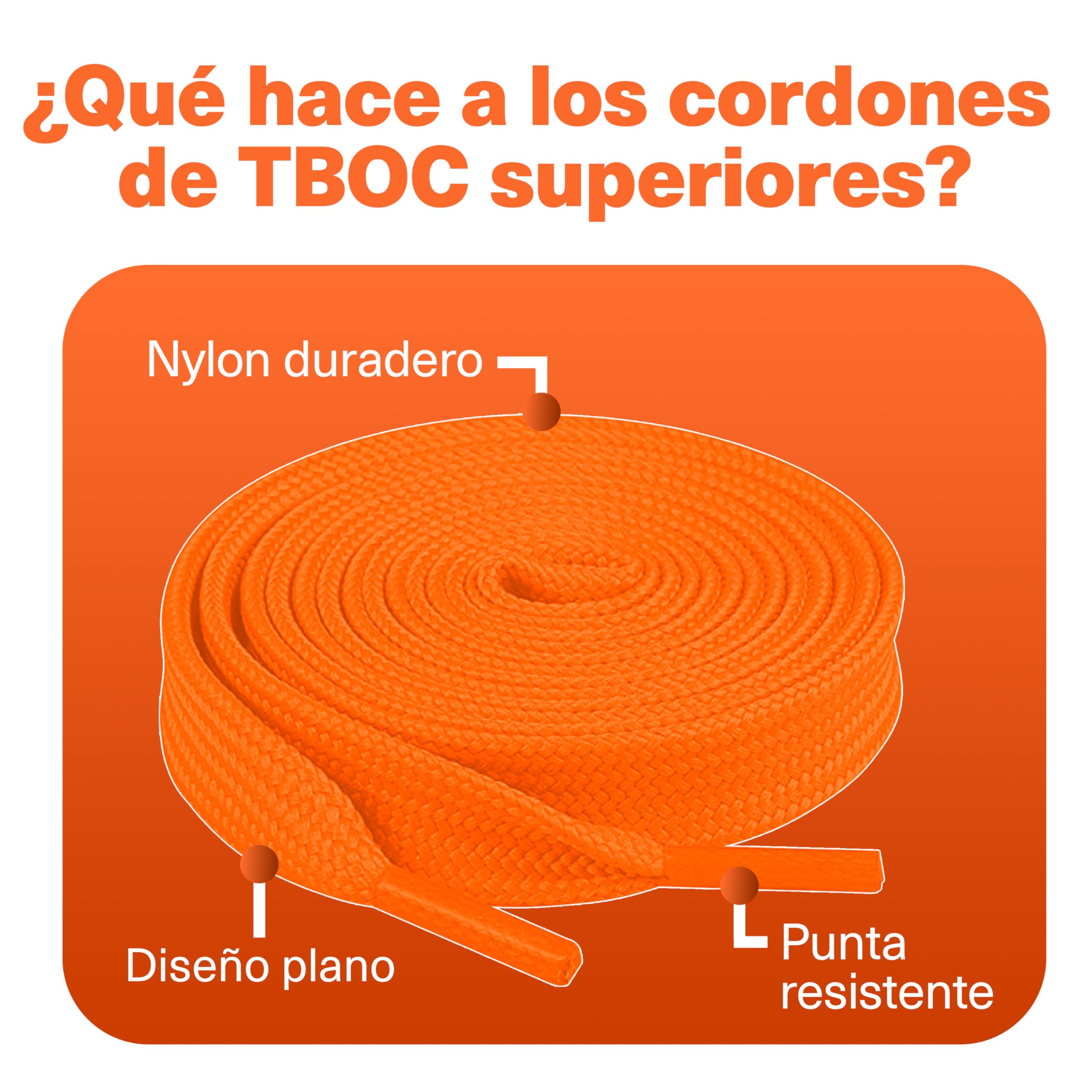 TBOC Cordones Planos para Calzado Zapatos Deportivas Zapatillas Botas Cordón Patines Fútbol Deportes [Ancho 8 mm] Compatibles con Converse Nike Adidas Panama Jack Vans — view 3