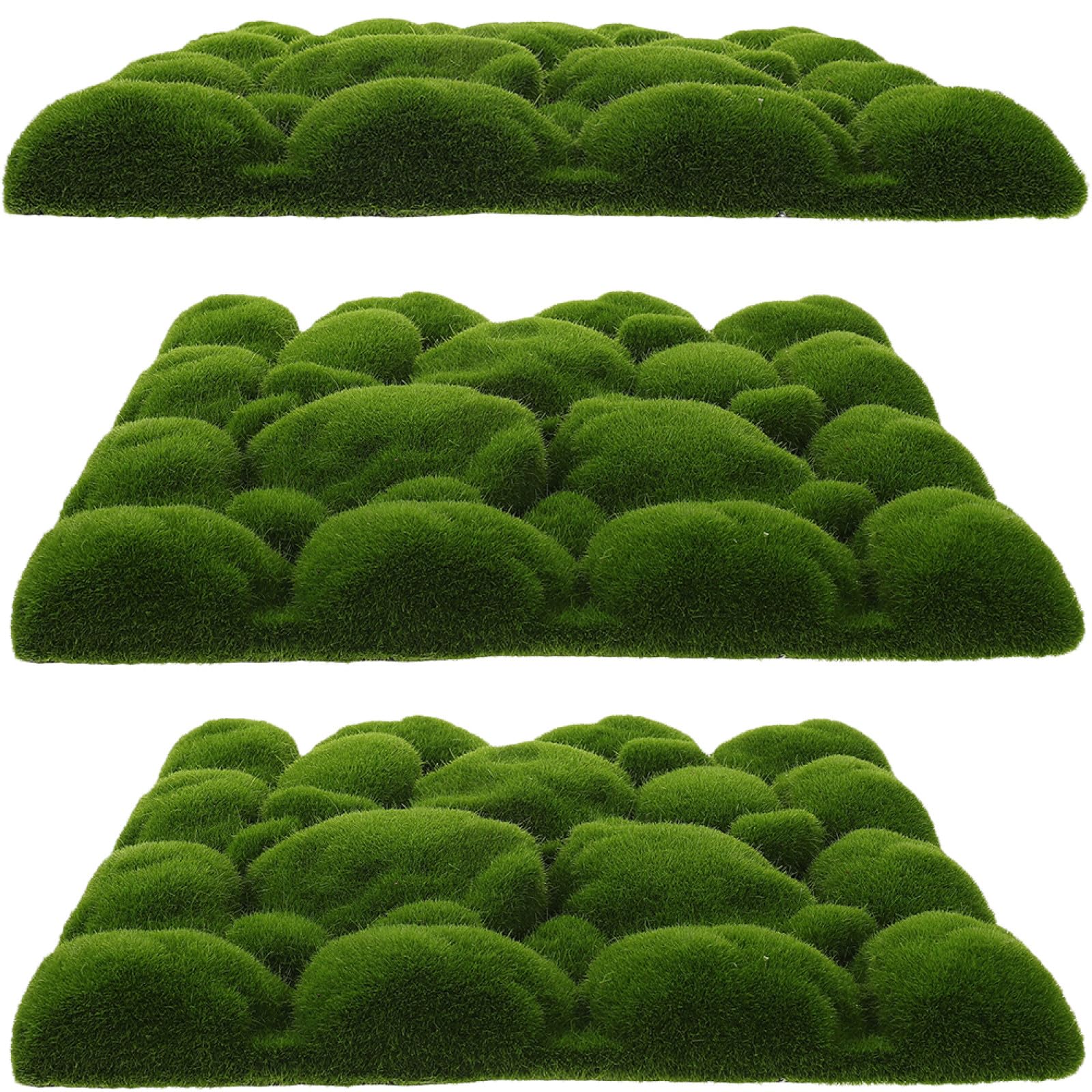 Panneaux écume verte imitation mousse : mur végétal sans entretien pour salon