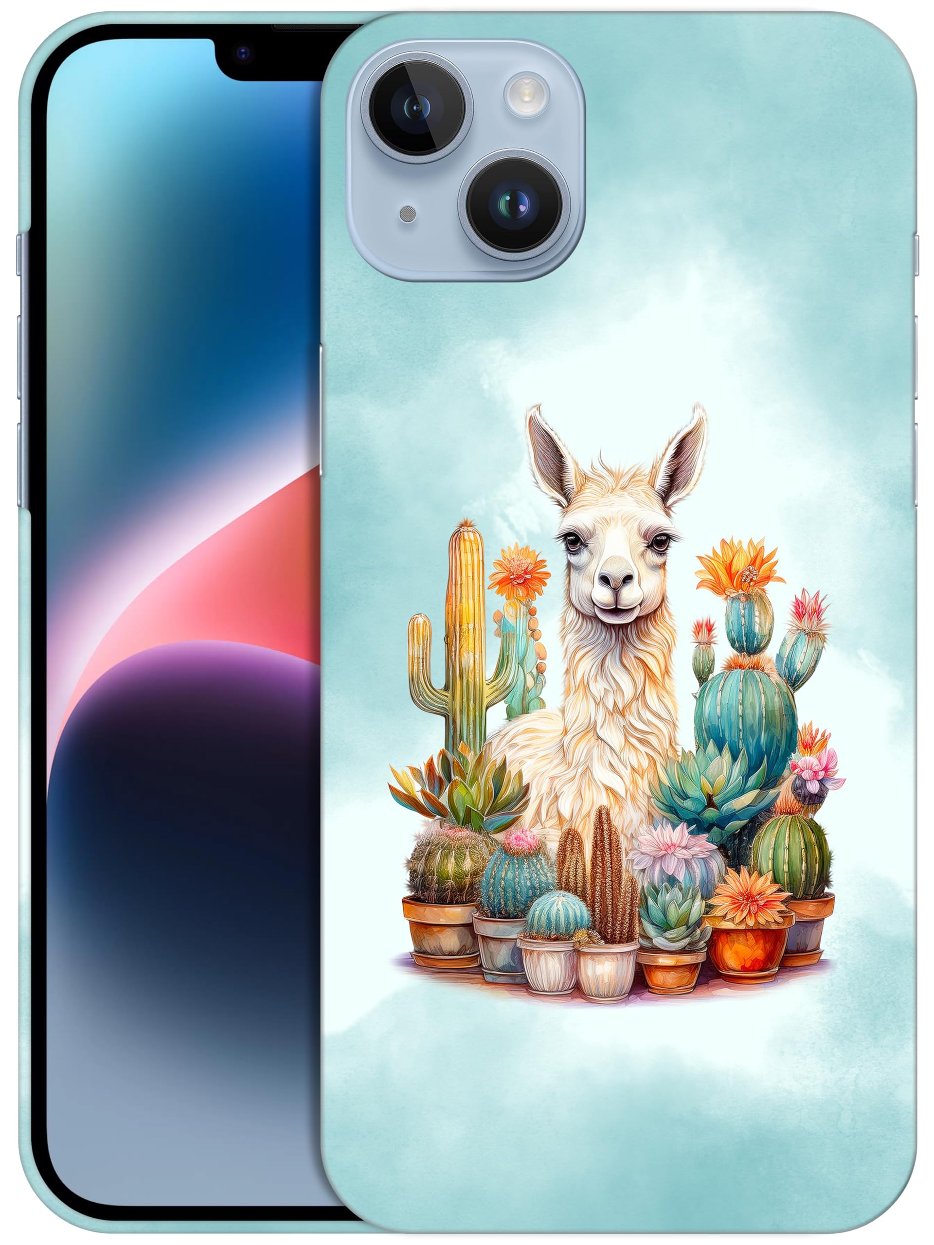 Coque iPhone 14 Plus GlamCase rigide pour éviter les rayures avec un style floral - 8