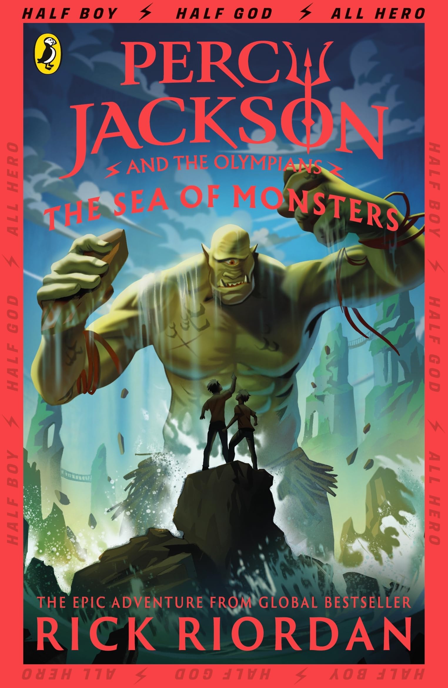 Percy Jackson and the Sea of Monsters by Rick Riordan - Paperback