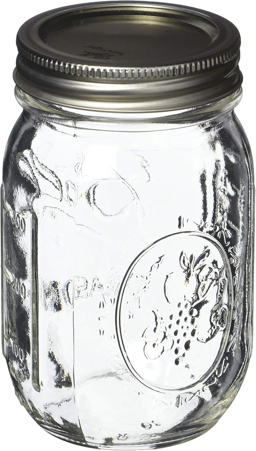 Ball Pint Mason Jar, Regular Mouth, 16 oz (3 Count)