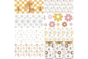 Opulent UV DTF Cup Wrap Transfers for Glassware Adornment