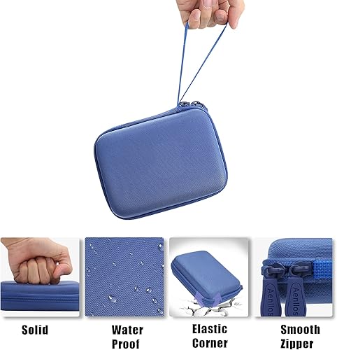 Miniatura 6 de Aenllosi Funda de viaje rígida de repuesto para Samsung T7T7 TouchT7 Shield Portable SSD, color azul (solo estuche)