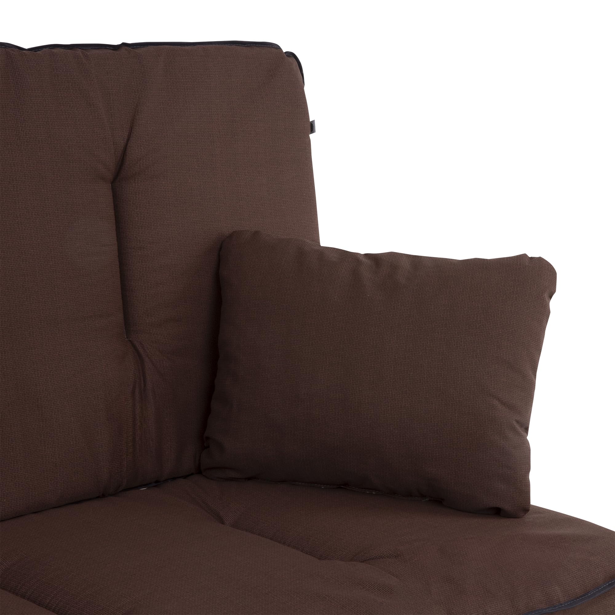PATIO Ersatzpolster Hollywoodschaukel 170 cm Umbria Bankauflage mit Seitenkissen Volant vorne