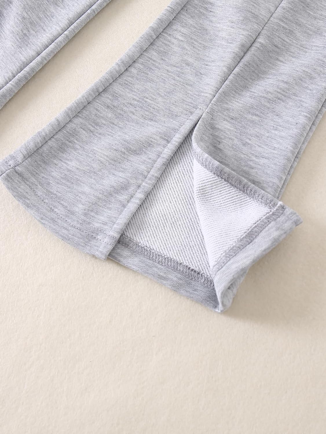 Girls 3 Pcs Wide Leg Sweatpants Casual Elastic Waist Straight Leg Jogger Pants with Pockets - Image 4