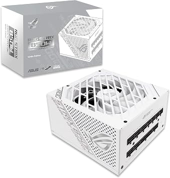 ASUS ROG Strix 850W White Edition PSU, Axial-Tech Fan Design