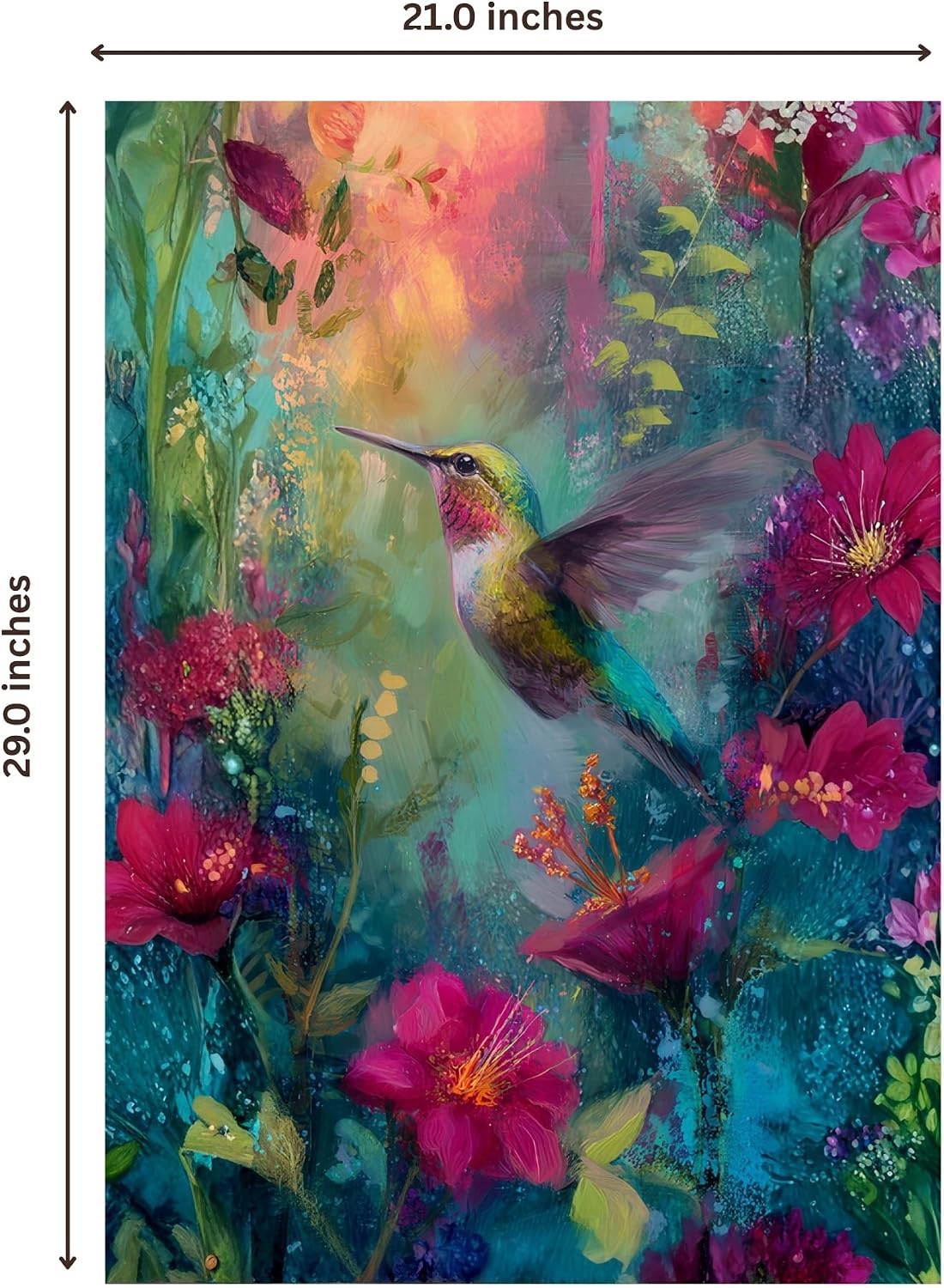 Jewel of the Garden Decoupage Paper (21.0 x 29.0 inches, 18lb Tissue Paper)