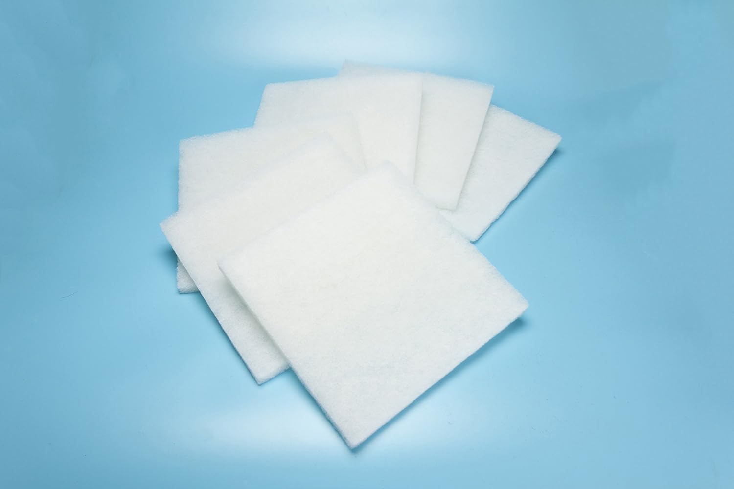 LTWHOME Square Polyester Filter Pads Fit for Danner 12202 Pondmaster PM 1000 and PM 2000 (Pack of 6)