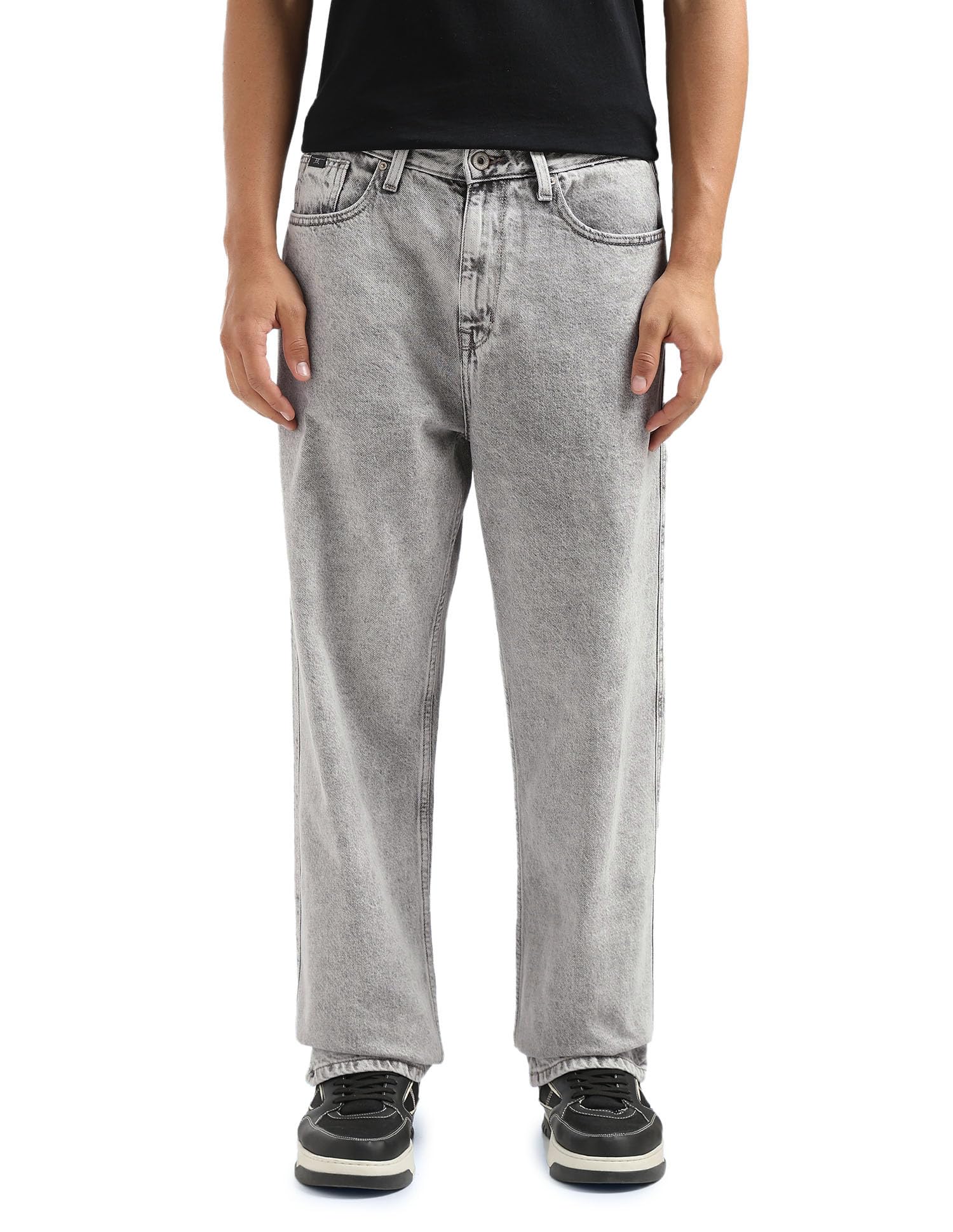 flying machine Men's Loose Fit Jeans| Solid | Mid Rise | Stretchable | Jeans for Man-picture-29
