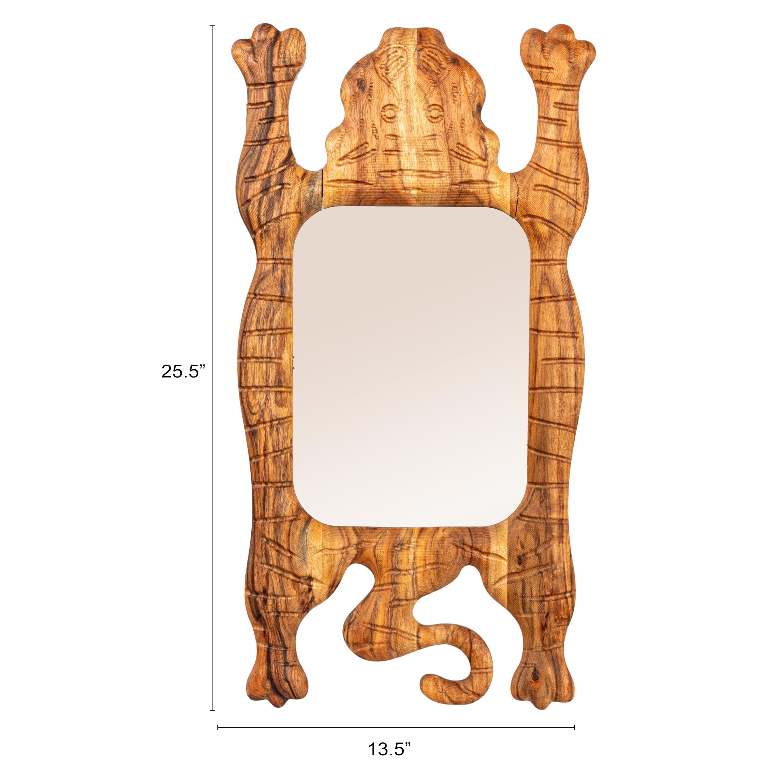 Amazon.com: Creative Co-Op Carved Acacia Wood Framed Tibetan Tiger