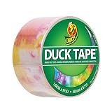 Duck Tape Pattern Colours Tie Dye. Arts & Crafts, DIY, Crafts, Gift Wrapping, Decorative, Scrapbook, Scrapbooking, Bullet Journal, Planner, Party, Festivals, Decoration - 48mm x 9.1m – view 1