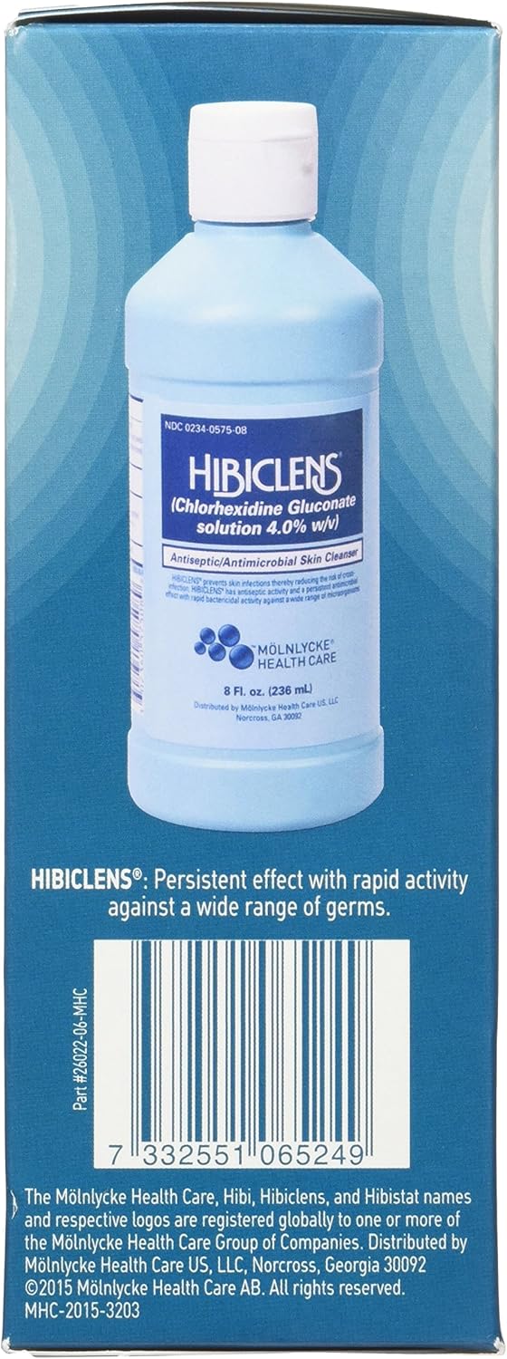 Hibiclens – Antimicrobial and Antiseptic Soap and Skin Cleanser – 8oz – for Home and Hospital – 4% CHG: Health & Personal Care