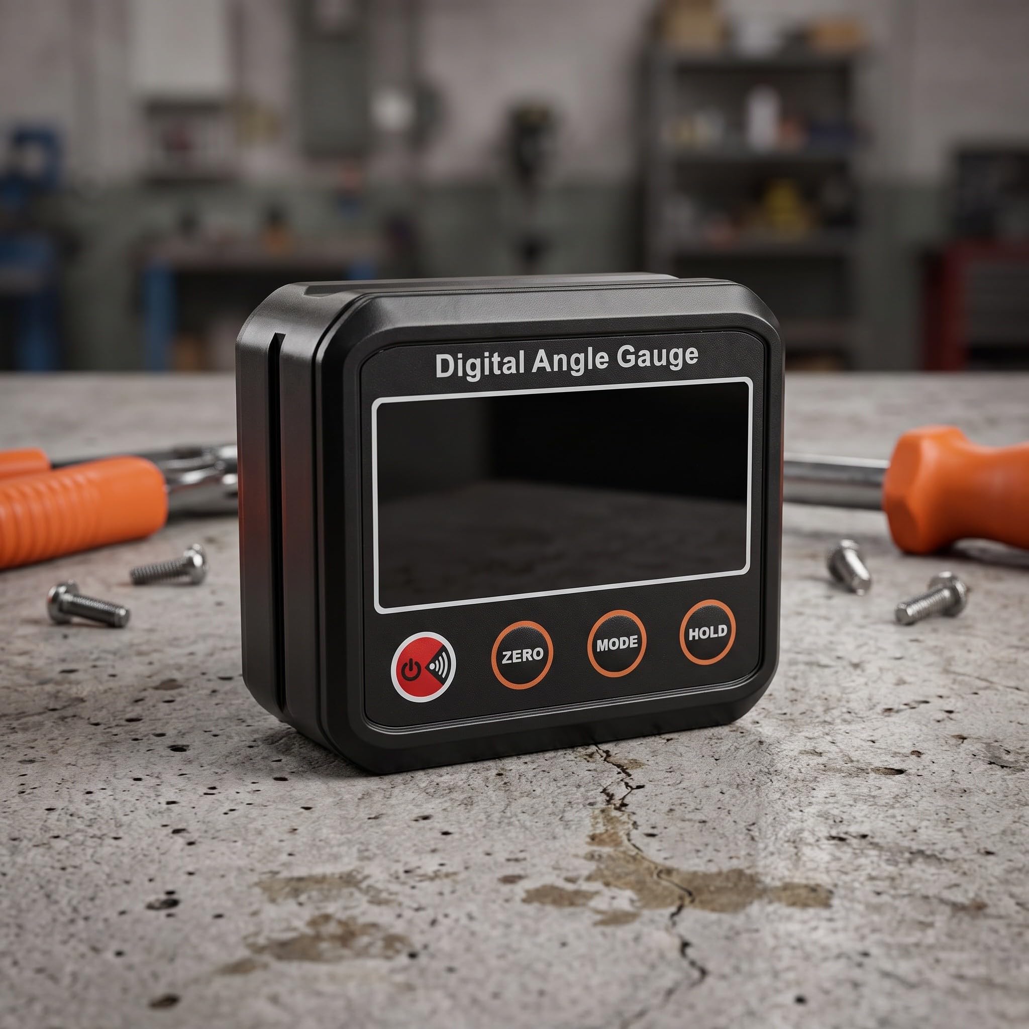 Zerodeko Medidor de ángulo digital, caja de nivel magnética,