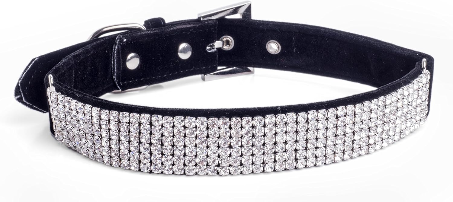 Petface Diamante Dog Collar Sparkling Rhinestone Pet