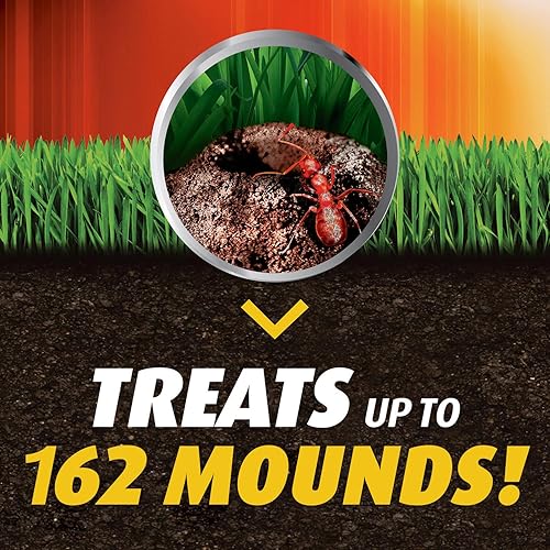 Vista 27 de Ortho - Gránulos de transmisión Fire Ant Killer, protección de 6 meses, trata hasta 5,000 pies cuadrados, mata montículos en 15 minutos, 11.5 libras.
