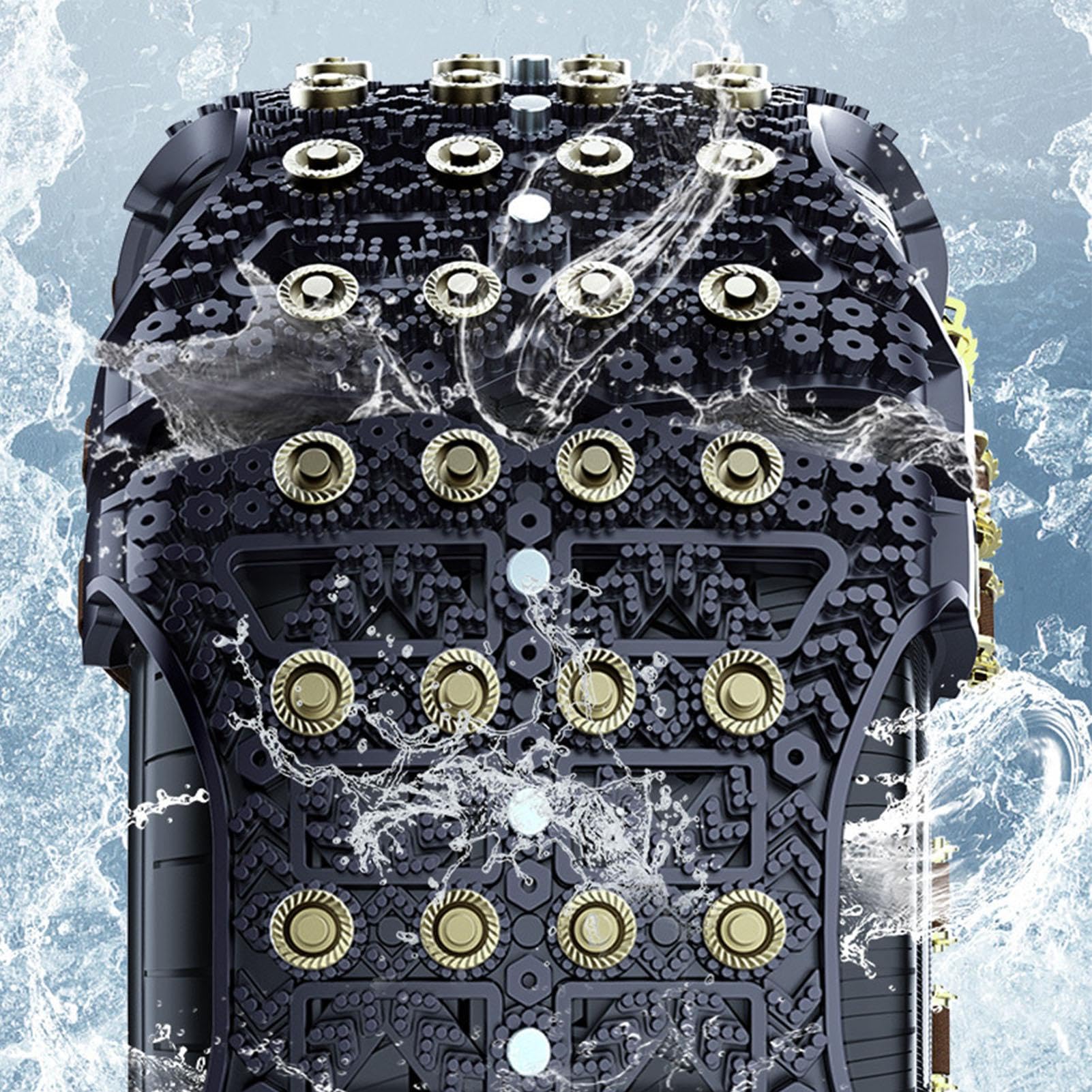 Cadena antideslizante para neumáticos, 6 cadenas de nieve para coche | herramientas universales de cadena de nieve, cadenas de neumáticos de camión, cadenas flexibles para neumáticos de nieve, bar