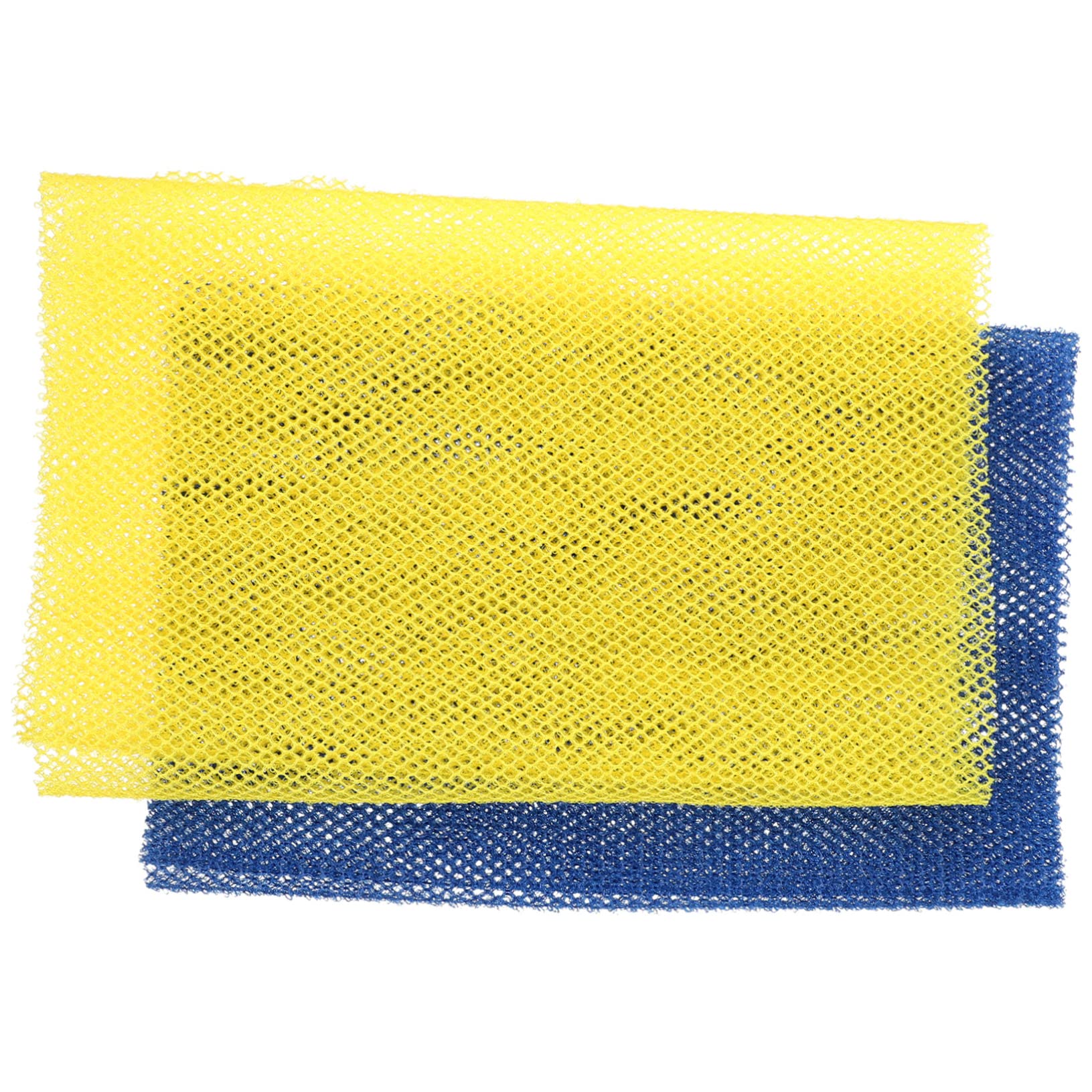 BESTYASH 2pcs African Exfoliating Net Body Scrubber Durable Bathing Accessory for Skin Smoothing Relief and Improved for Hard to Reach Areas
