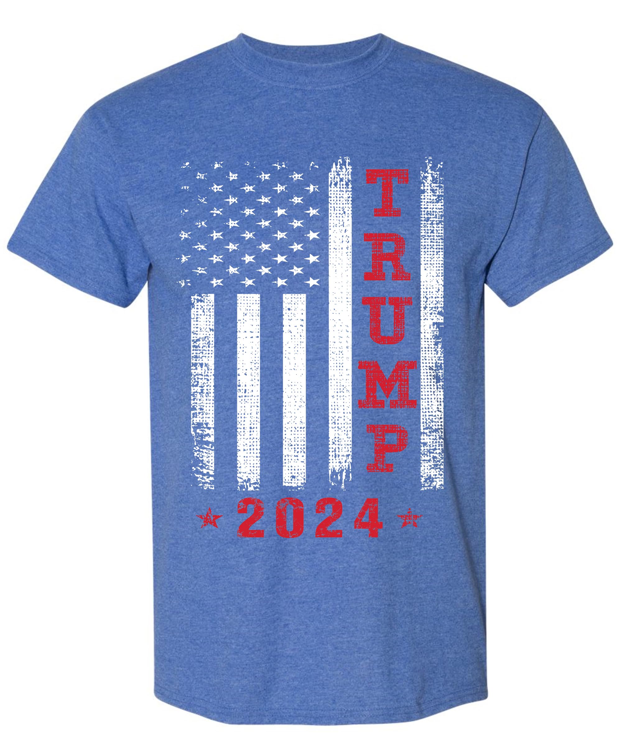 Sweet GiseleTrump 2024 American Flag Vintage T-Shirt, Trump T Shirts for Men, Adult Short Sleeve Shirt