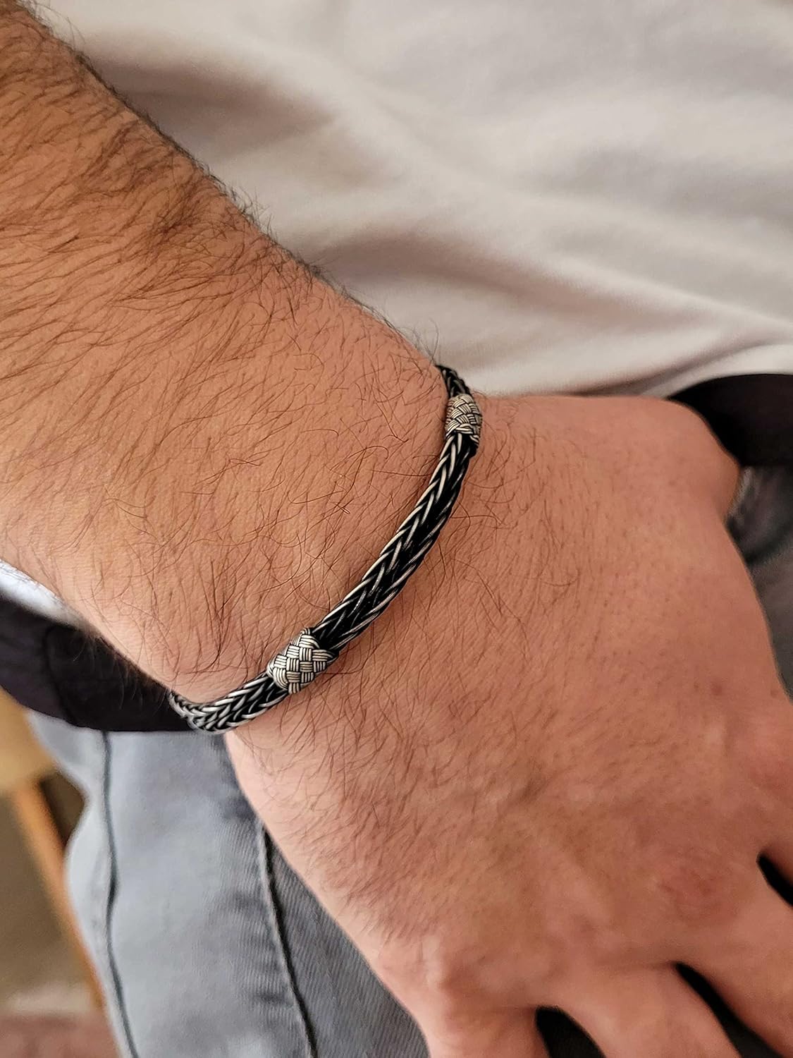 999 solid sterling silver bracelet for man, viking bracelet for men sterling silver, handmade bracelet