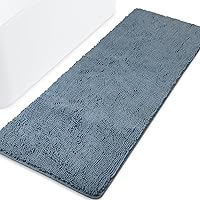 Vista 95 de Yeaban Juego de alfombras de baño verde manzana 2 piezas (20" x 32" y 17" x 24"), tapetes de baño de felpilla gruesa Alfombras de baño absorbentes