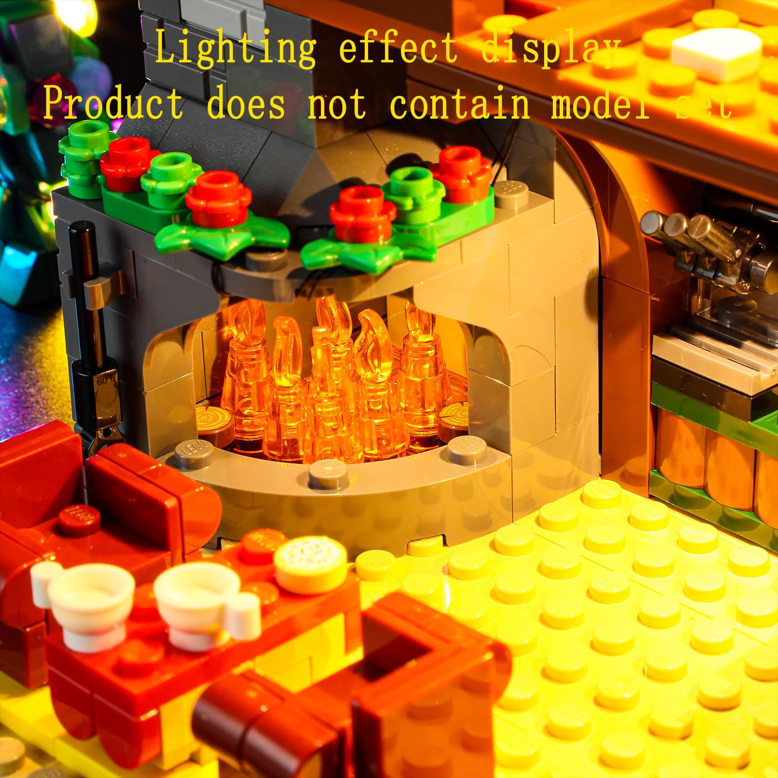 GEAMENT Kit de Luces LED Compatible con Lego Refugio Alpino (Alpine Lodge) - Conjunto de luz por Icons 10325 (Juego Modelo no Incluido)