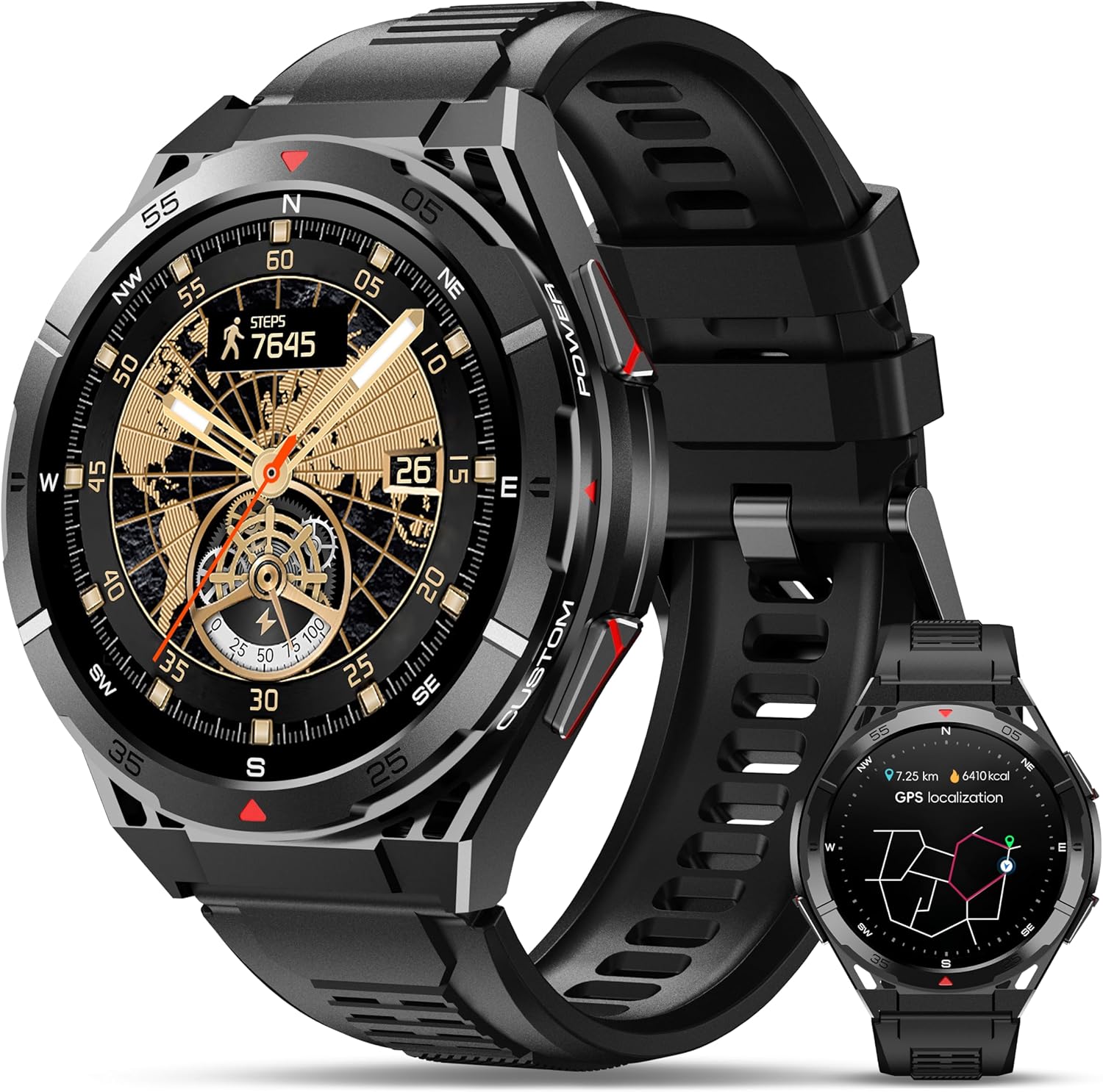 OUKITEL Smart Watch for Men Answer/Make Call, 2.02” HD Screen Fitness Watch with Heart Rate/Sleep Mo… OUKITEL Smart Watch for Men Answer/Make Call, 2.02” HD Screen Fitness Watch with Heart Rate/Sleep Mo…