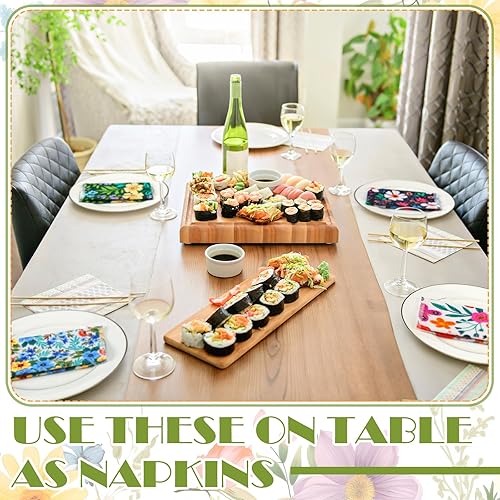 Miniatura 6 de Redbaker 30 rollos de toallas de papel reutilizables, toallas de cocina lavables a granel, sin papel, servilletas de mano de algodón con cartón,