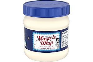 Miracle Whip Fat Free Dressing, 8 oz Jar, 0.5 Pound